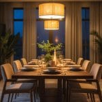 Sådan skaber du den perfekte atmosfære med spisebordssæt og belysning