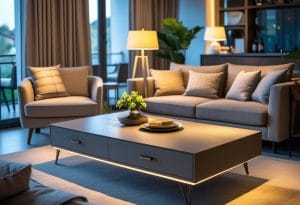 Read more about the article Sådan skaber du den perfekte belysning til dit sofabord med skuffer