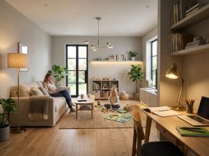 Read more about the article Gør stuen klar til både lektier, leg og ro med fleksibelt lys